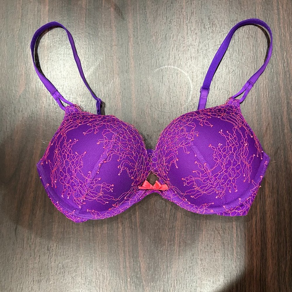 Victoria's Secret Double Push Up Bombshell Plunge Sexy Bra